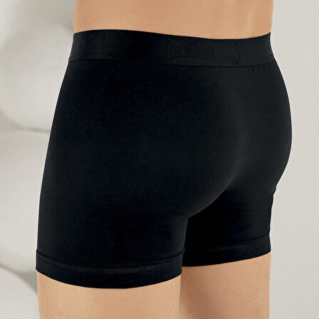 Şahinler E031 Erkek Likralı Boxer Külot Siyah XXL
