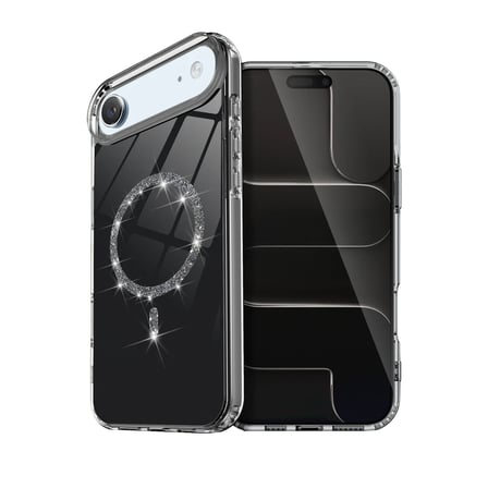 Apple iPhone 17 Air Live Diamond Magsafe Kapak - Siyah