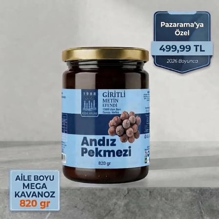 Andız Pekmezi 820 Gr - 1988'Den Beri Geleneksel Giritli Metin Efendi