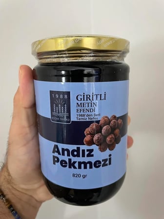 Andız Pekmezi 820 Gr - 1988'Den Beri Geleneksel Giritli Metin Efendi