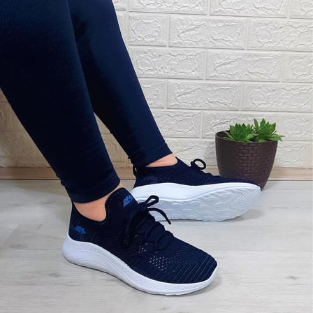 M.P 1501 Lacivert Fuspetli Rahat ve Hafif Kadın Spor Ayakkabı