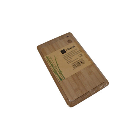 2'li Bambu Kesme Tahtası 33-20 ve 28-17 cm Bambu Kesim Tahtası Ahşap Et Doğrama Tahtası