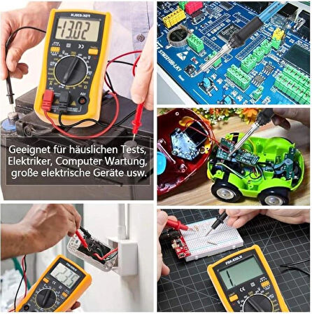 TechTic Sıcaklık Ayarlanabilir Seramik Rezistörlü 60w Havya Lehim Makinesi Full Set Digital LCD Ekran
