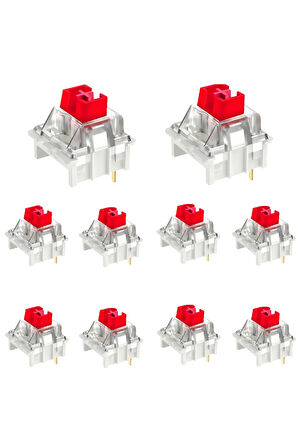 Mekanik Klavye Yedek Switch-3 Pinli (10 Adet)- 4 Farklı Seçenek