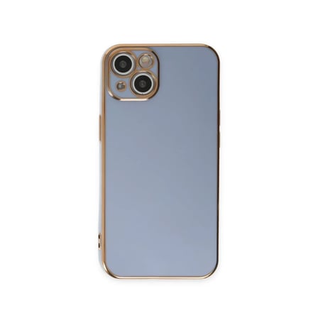 Apple iPhone 15 Kılıf Volet Silikon - Mavi