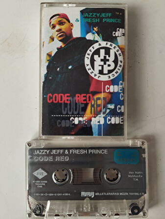 DJ Jazzy Jeff & The Fresh Prince – Code Red - 1993 Türkiye Basım 2. El Kaset Albüm