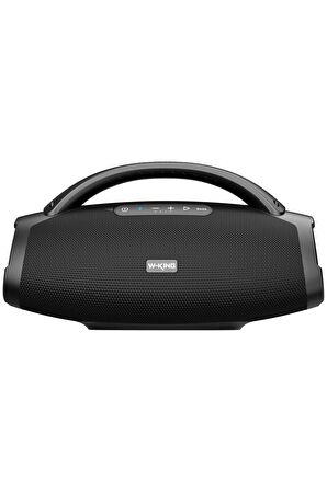 W-KING X20 Bluetooth Hoparlör 300W Boombox 24S Dinleme IPX7 ve Kablolu Mikrofon Siyah