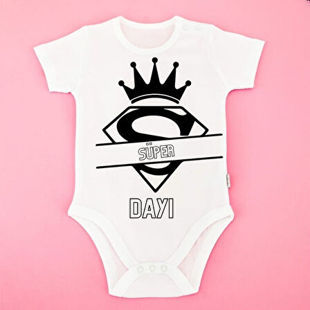 Kişiye Özel Süper Aile Bebek Body – Anne Baba Dede Teyze Amca Hala Dayı