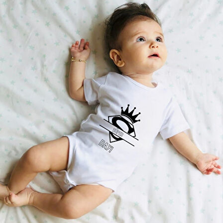 Kişiye Özel Süper Aile Bebek Body – Anne Baba Dede Teyze Amca Hala Dayı