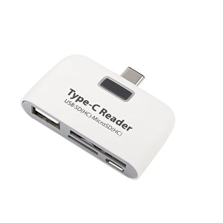  Type C Usb 3.1 Kart Okuyucu Micro Usb Sd Card Reader Çevirici
