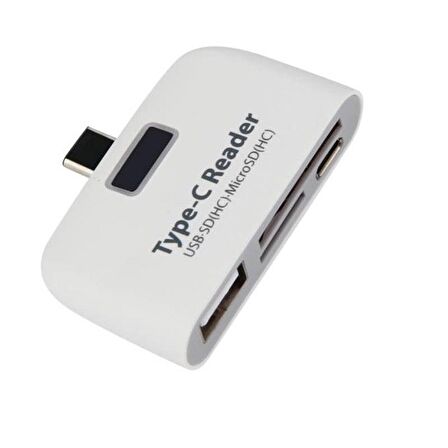  Type C Usb 3.1 Kart Okuyucu Micro Usb Sd Card Reader Çevirici