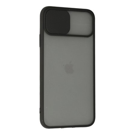 Apple İphone 11 Pro Kılıf Palm Buzlu Kamera Sürgülü Silikon - Siyah