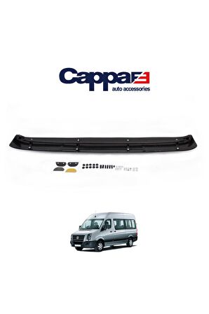Volkswagen Crafter Ön Cam Güneşliği Siperlik Akrilik Vizör Şapka Terek Piano Black 2006-2012
