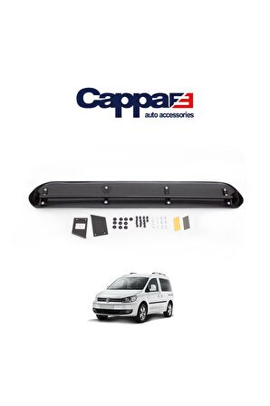 Volkswagen Caddy Ön Cam Güneşliği Siperlik Akrilik Vizör Şapka Terek Piano Black 2010-2015