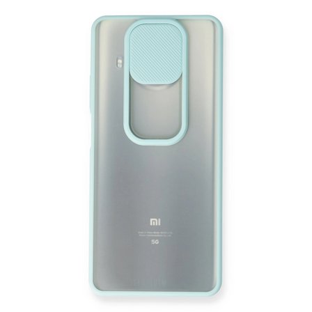 Xiaomi Mi 10t Lite Kılıf Palm Buzlu Kamera Sürgülü Silikon - Turkuaz