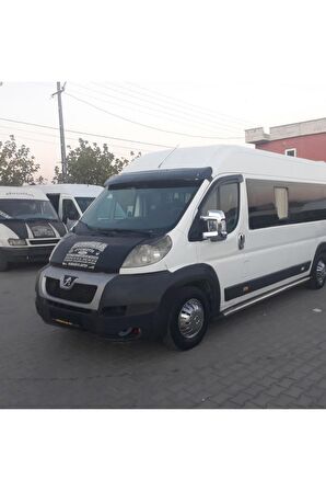 Peugeot Boxer Ön Cam Güneşlik Siperlik Vizör Şapka Terek Akrilik (ABS) Piano Black 2006-2014