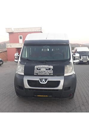 Peugeot Boxer Ön Cam Güneşlik Siperlik Vizör Şapka Terek Akrilik (ABS) Piano Black 2006-2014