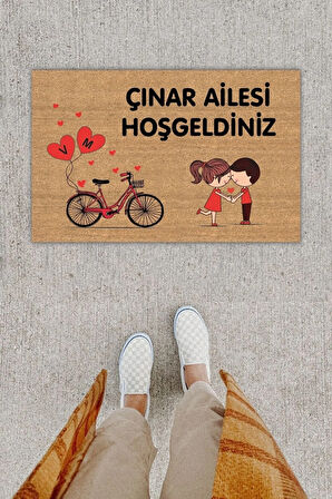 Kişiye Özel Üretim Dışarıdan Stres Getirmek Yasaktır S&h Yazılı Kapı Önü Paspası