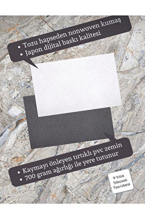 Çok Amaçlı Dijital Crayz Rıch Ayıcık Bej Kapı Paspası Dış Mekan Paspas