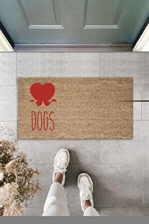 Kişiye Özel Üretim Aslan Ailesine Hoşgeldiniz Yazılı Kapı Paspası Kapı Önü Paspas