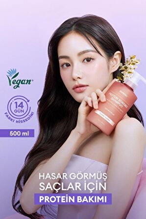 Protein Kompleksi İçeren Onarıcı Bakım Şampuanı Kundal Protein Bonding Shampoo 500ml (Ylang Ylang)