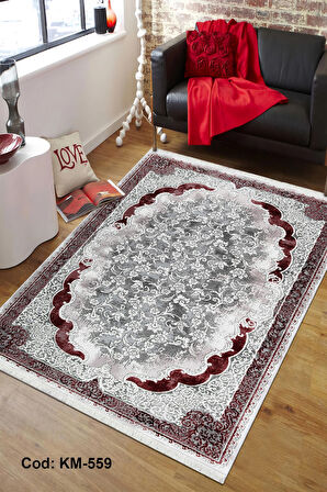 Pamuk Dokuma Taban Kaymaz Yıkanabilir Klasik Desenli  Salon Halısı Mutfak Halısı Koridor Halısı