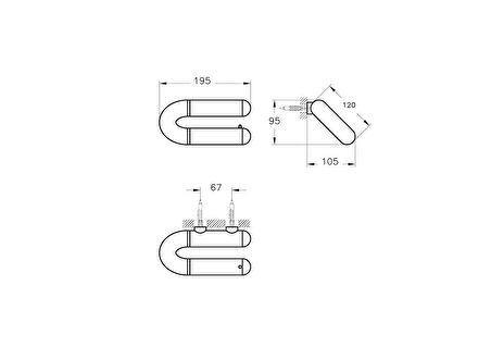 VitrA Liquid A4456539 Tuvalet Kağıtlığı, Parlak Siyah