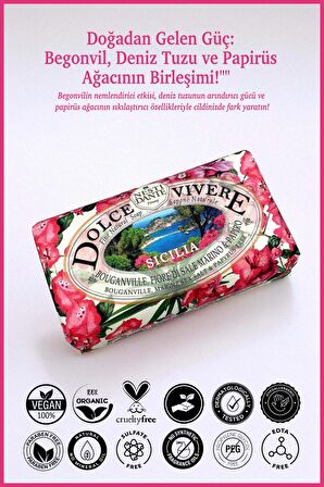 Sabun Dolce Vivere Scilia Vegan Bakım 250 g