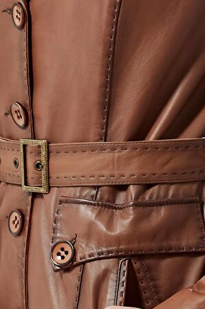 Deri Taba Boyama Pardesü