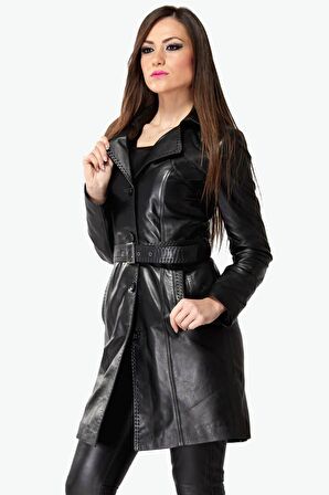 Jammi Siyah Deri Kaban