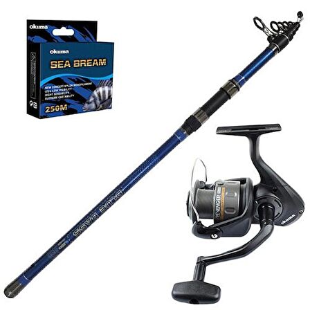 Okuma Revenger 55 - Kendo Blue Bass 420cm Surf Olta Seti