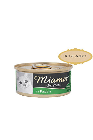 Mıamor Kedi Sülünlü Kedi Konservesi 85 GR X 12 ADET