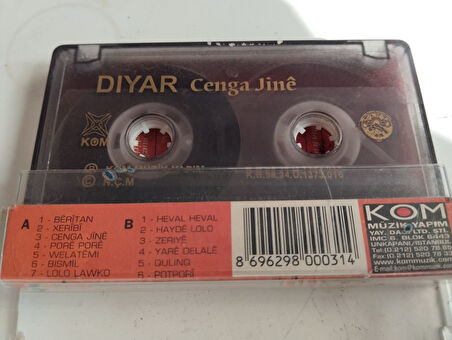 Diyar – Cenga Jînê  - 1998 Türkiye Basım 2. El Kaset Albüm