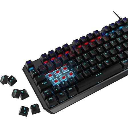 GAMEPOWER OVERLORD 60M BLUE SWITCH 88 MEKANİK KLAVYE
