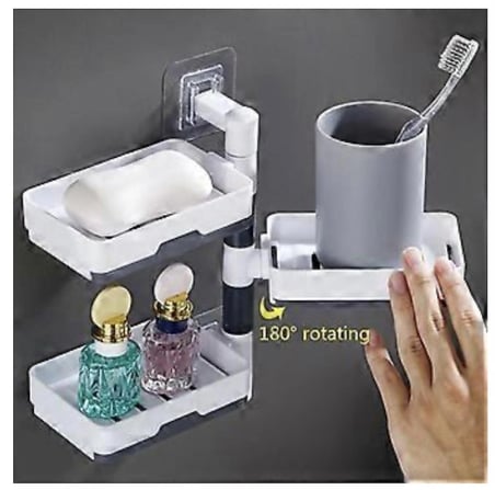 4 Katlı Pratik Katmanlı Banyo Organizer Standı Fonksiyonel Banyo Düzeni
