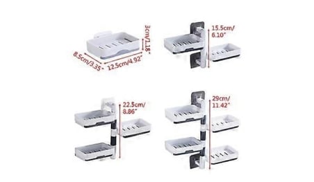 4 Katlı Pratik Katmanlı Banyo Organizer Standı Fonksiyonel Banyo Düzeni