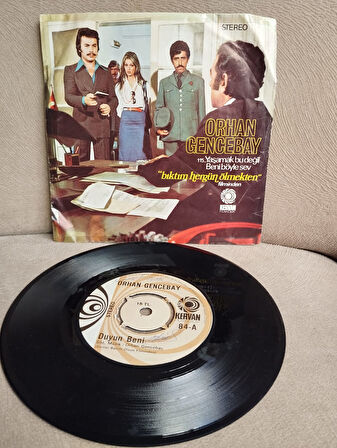 Orhan Gencebay – Duyun Beni / Aşkımızın Duası  - 1975 Türkiye Basım  45 lik Plak
