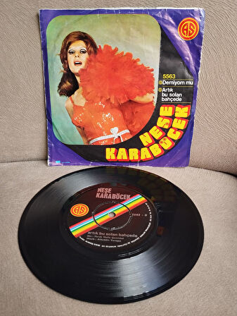 Neşe Karaböcek – Demiyom Mu / Artık Bu Solan Bahçede - 1974 Türkiye Basım  45 lik Plak