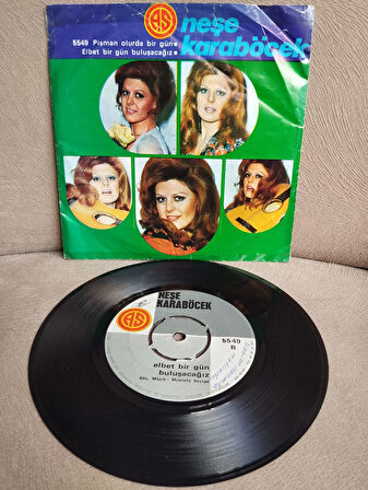 Neşe Karaböcek – Pişman Olur Da Bir Gün / Elbet Bir Gün Buluşacağız -1973 Türkiye Basım 45 lik Plak