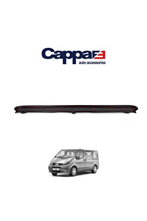 Renault Trafic Arka Tampon Eşiği Koruma (Abs) Mat Siyah 2001-2014