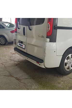 Renault Trafic Arka Tampon Eşiği Koruma (Abs) Mat Siyah 2001-2014