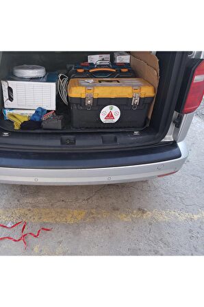 Volkswagen Caddy Arka Tampon Eşiği Koruma (Abs) Mat Siyah 2015-2020