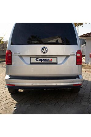 Volkswagen Caddy Arka Tampon Eşiği Koruma (Abs) Mat Siyah 2015-2020