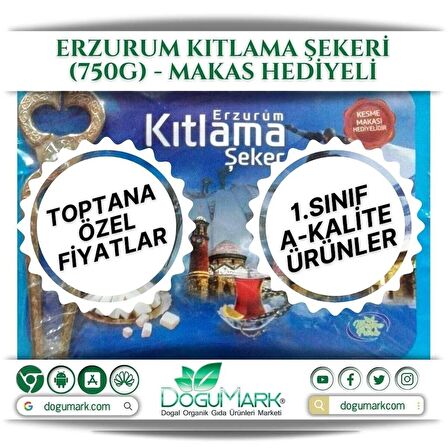 Erzurum Kıtlama Şekeri (750g) – Makas Hediyeli