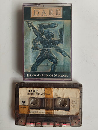 DARE -  Blood From Stone - 1991 Türkiye Basım 2. El Kaset Albüm