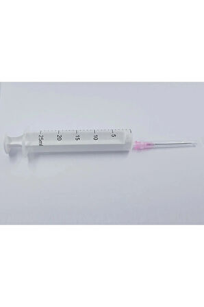 Veteriner Tek Kullanım 25ml Steril Enjektör Pembe İğneli 1000 Adet