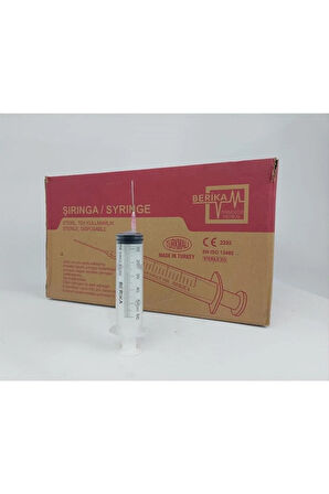 Veteriner Tek Kullanım 25ml Steril Enjektör Pembe İğneli 1000 Adet