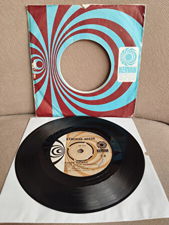 Gönül Akkor – Zulümle Doluyum / Beklediğim Gelmiyor - 1972 Türkiye Basım  45 lik Plak