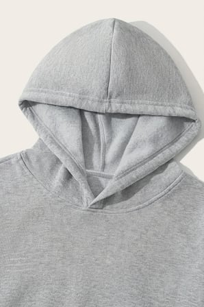Unisex Star Moon Baskılı Oversize Hoodie Kapüşonlu Sweatshirt