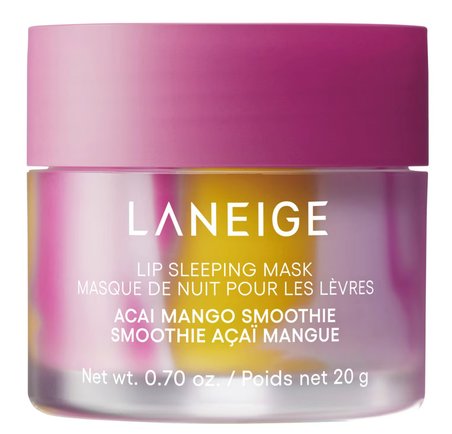 Laneige Lip Sleeping Mask Smoothie Açaï Mangue - Sınırlı Üretim Gece Dudak Maskesi Smoothie